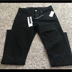 Banana republic raw hem zero gravity denim